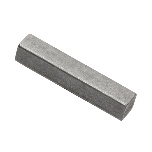 G.L. Huyett Undersized Machine Key, Square End, Carbon Steel, Plain, 1-1/8 in L, 3/16 in Sq 4501870187-1125